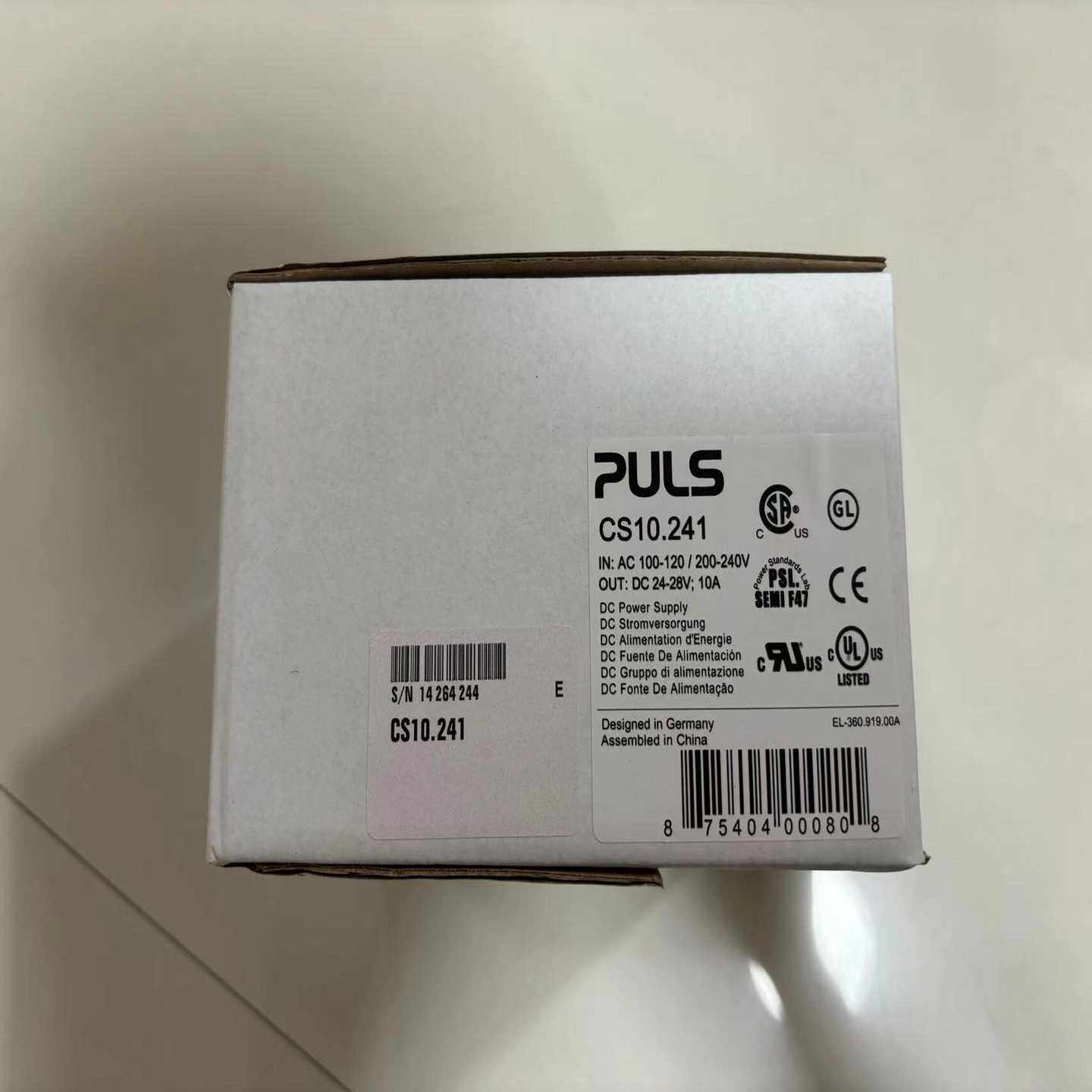 普尔世电源CS10.241,puls德国电源模块,开询价