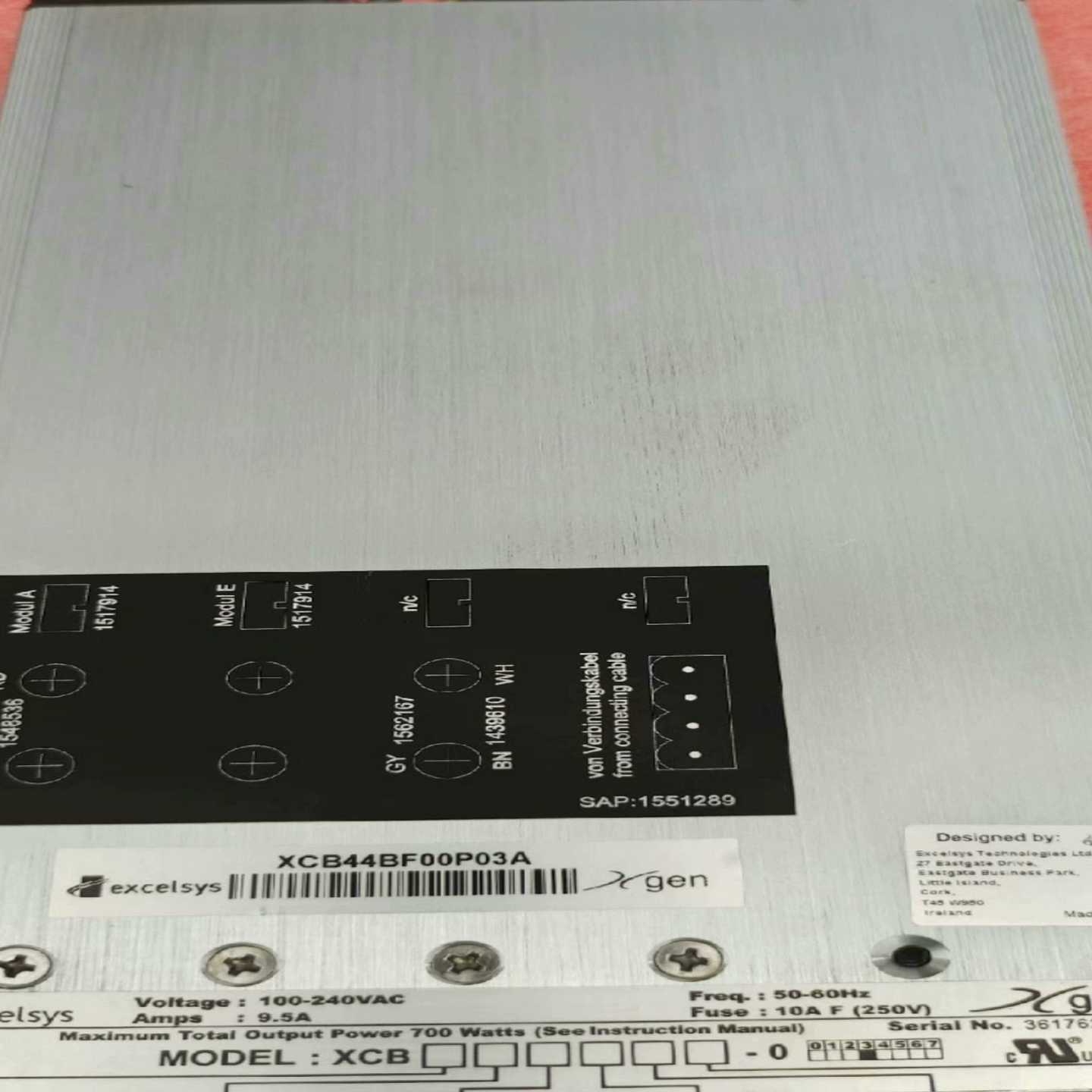 exceLsys电源XCB44BF00P03A通快询价