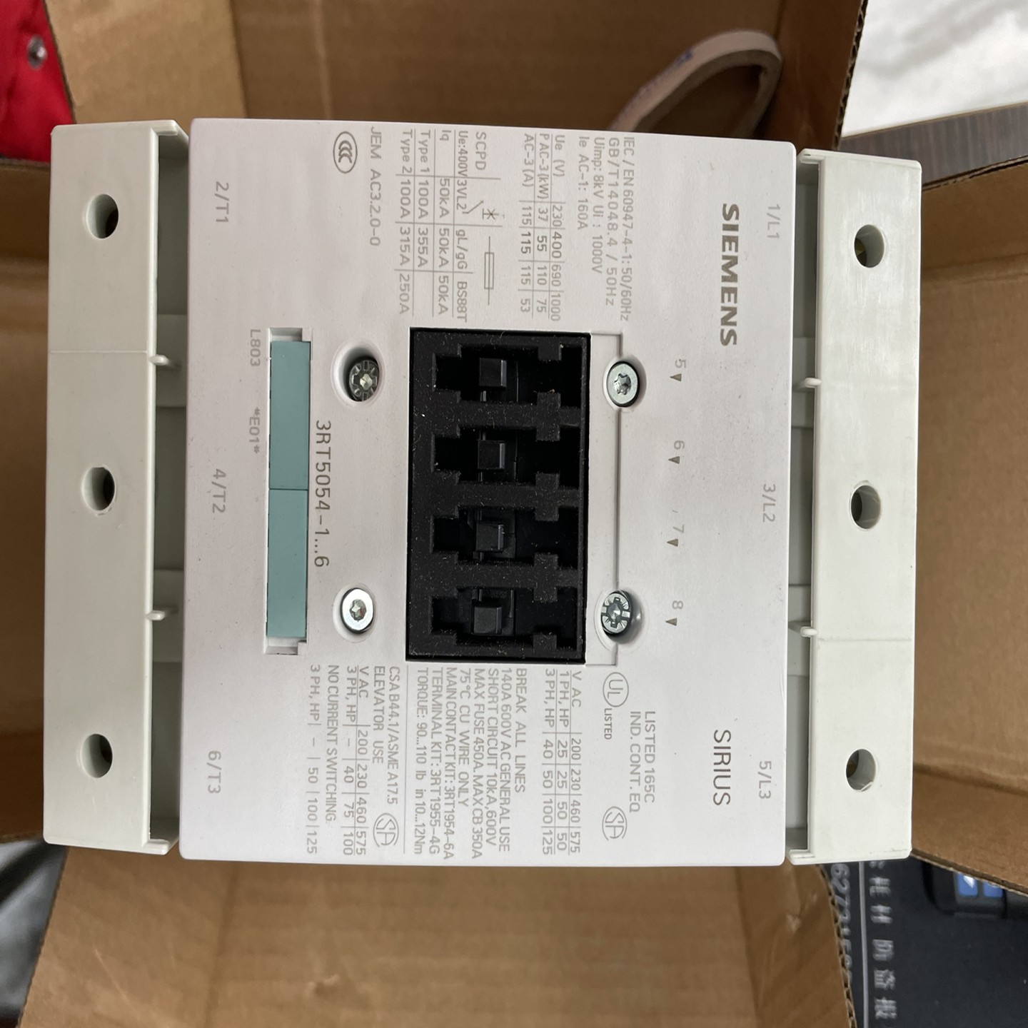 交直流接触器3RT5054-1AP36/220V询价