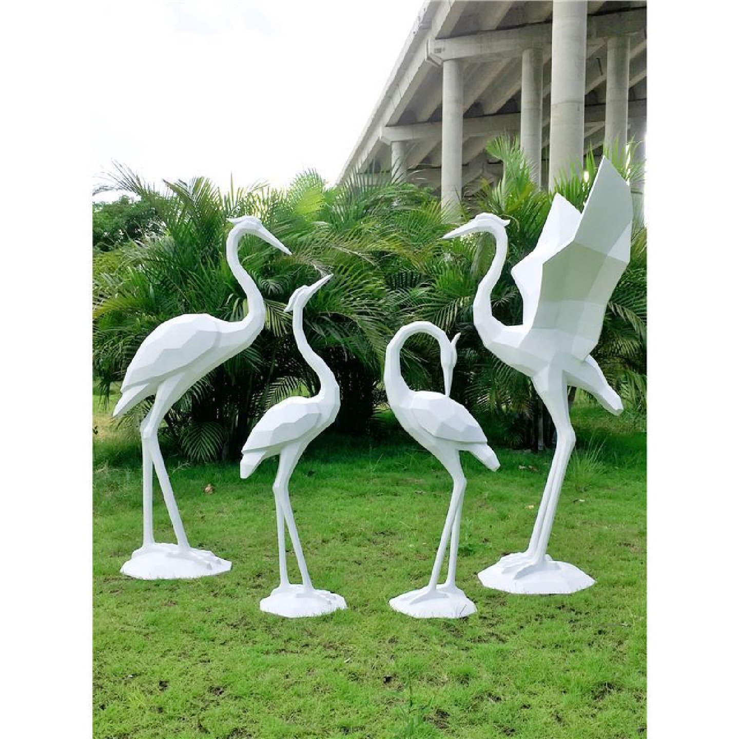 户外仿真白鹤花园庭院摆件丹顶鹤玻璃钢雕塑公园景区水池造景装饰,橡塑材料及制品,亚克力管/有机玻璃管,淘宝优惠券,粉丝福利购,淘宝优惠卷