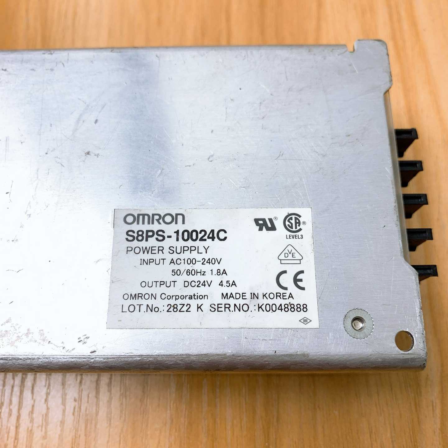 欧姆龙S8PS-10024C电源输入100-240VAC，-议价