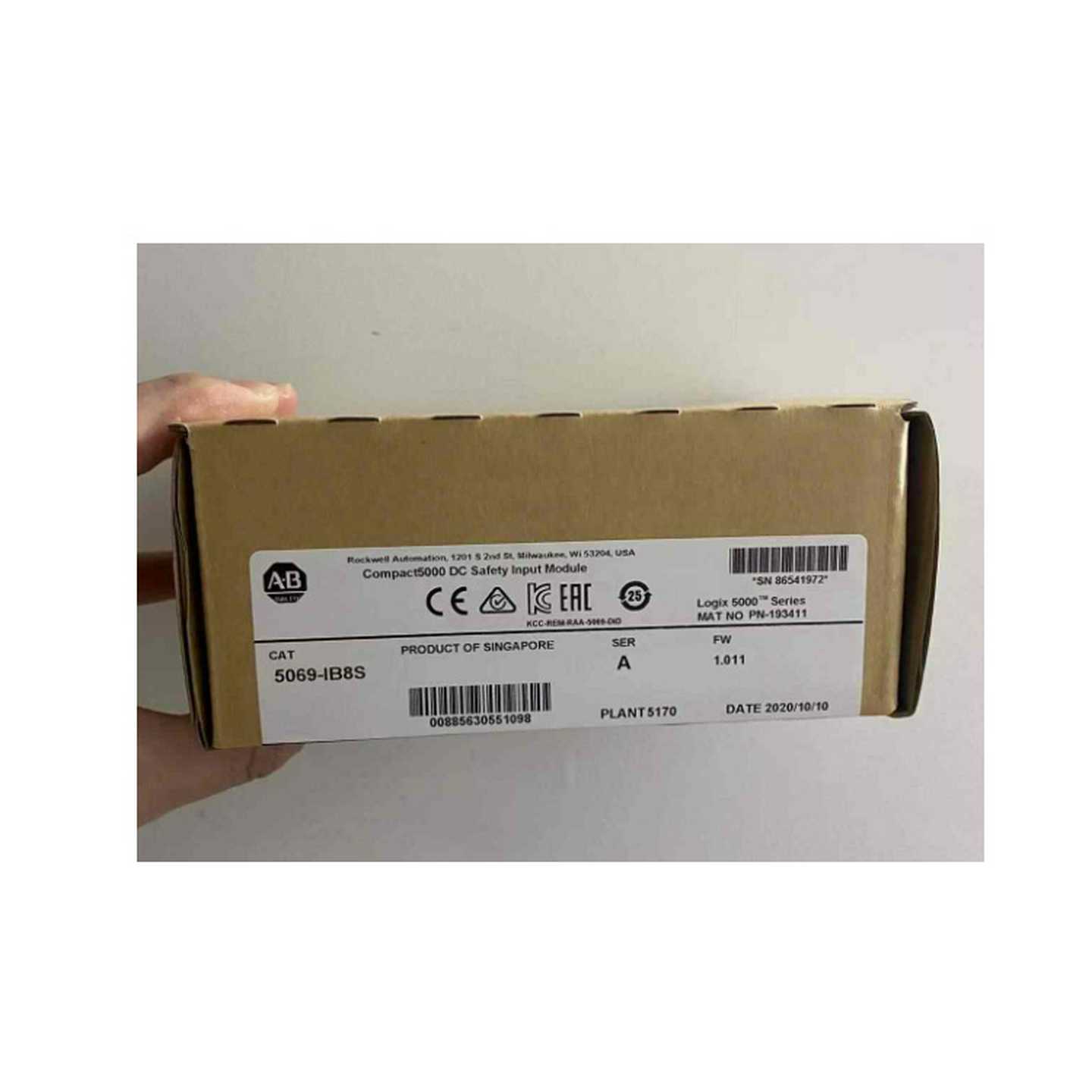 AB Compct5000直p流安全输入PLC模块5069-IB8S