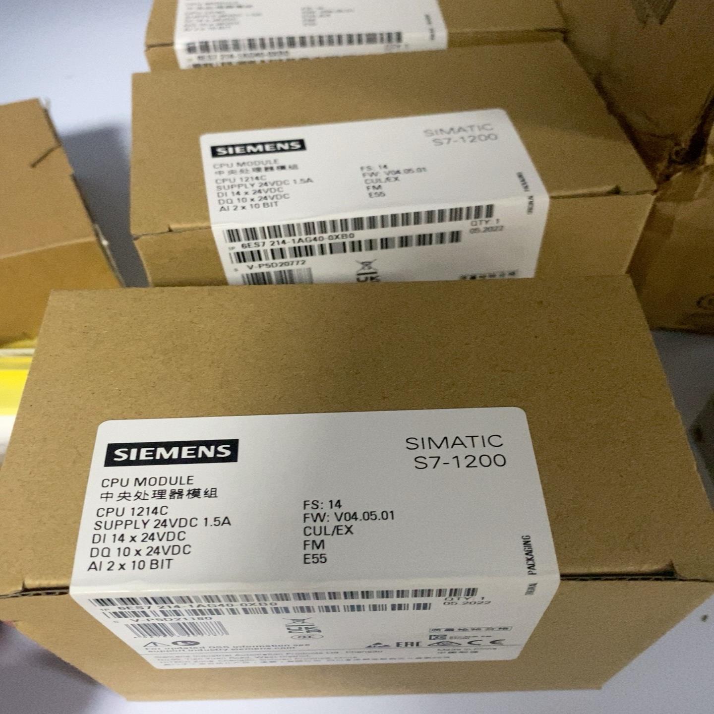 CPU三个6ES7214-1AG40-0XB0询价