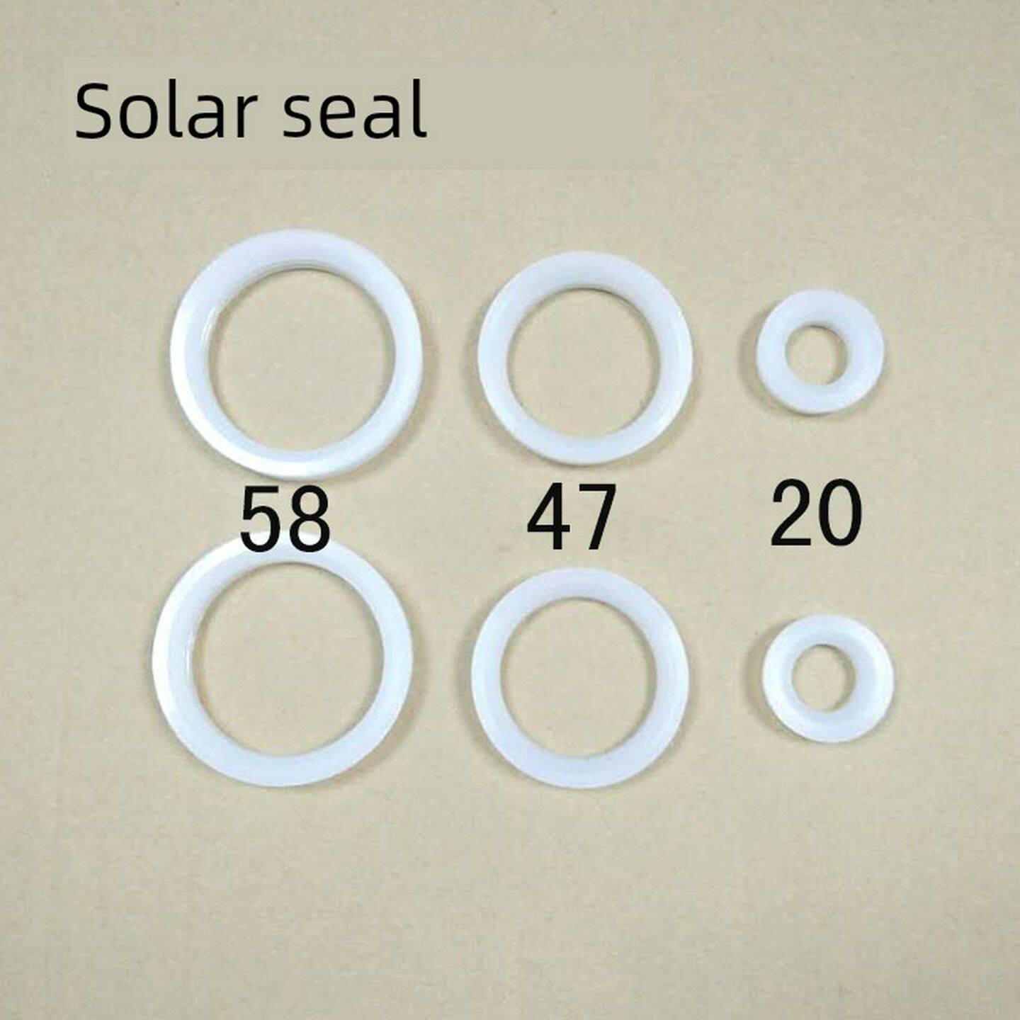 太阳能热水器密封圈204758mm堵头硅胶圈保温桶防漏水垫圈