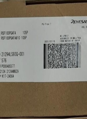 R5F100PGAFA 瑞萨  一包 21+~询价