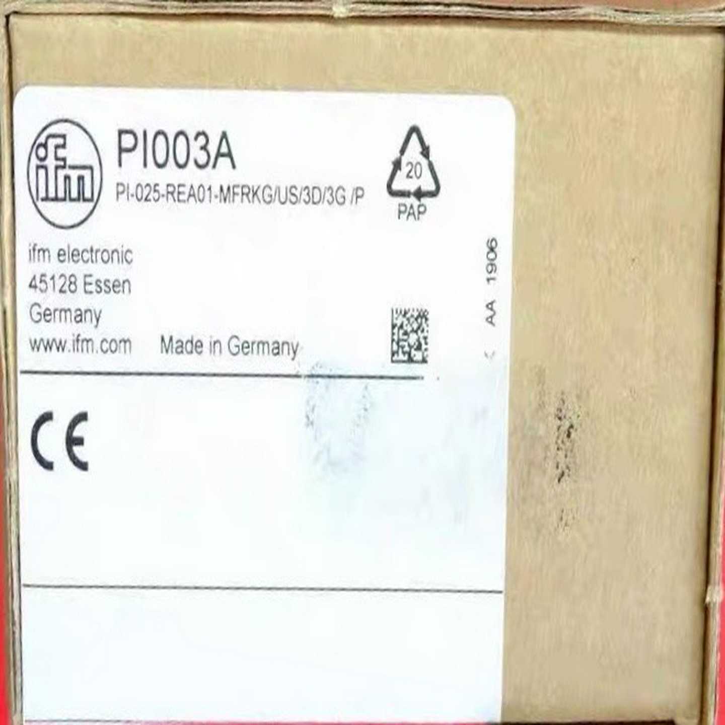 IFM PI003A 易福门压力传感器 PI-025-REA(德峰商行）