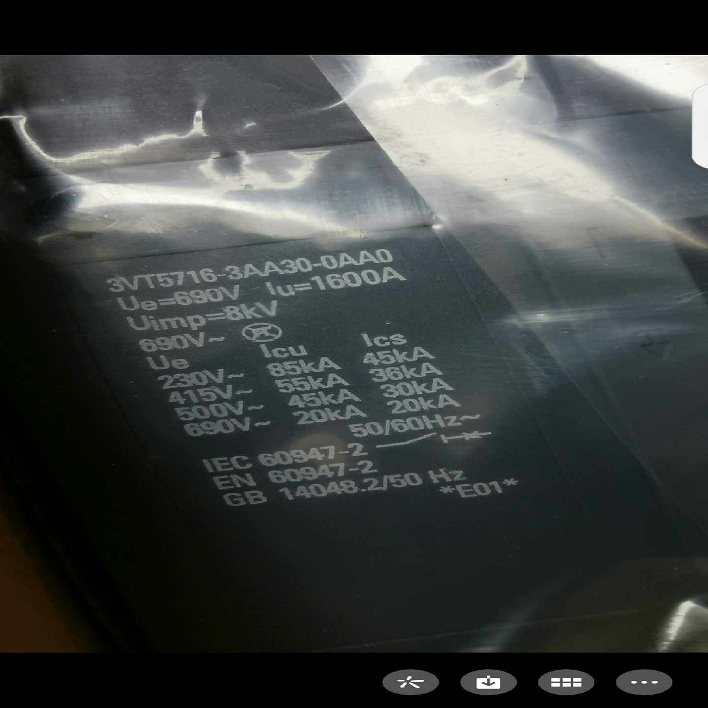 塑壳断路器3VT5716-3AA30-0AA0~询价