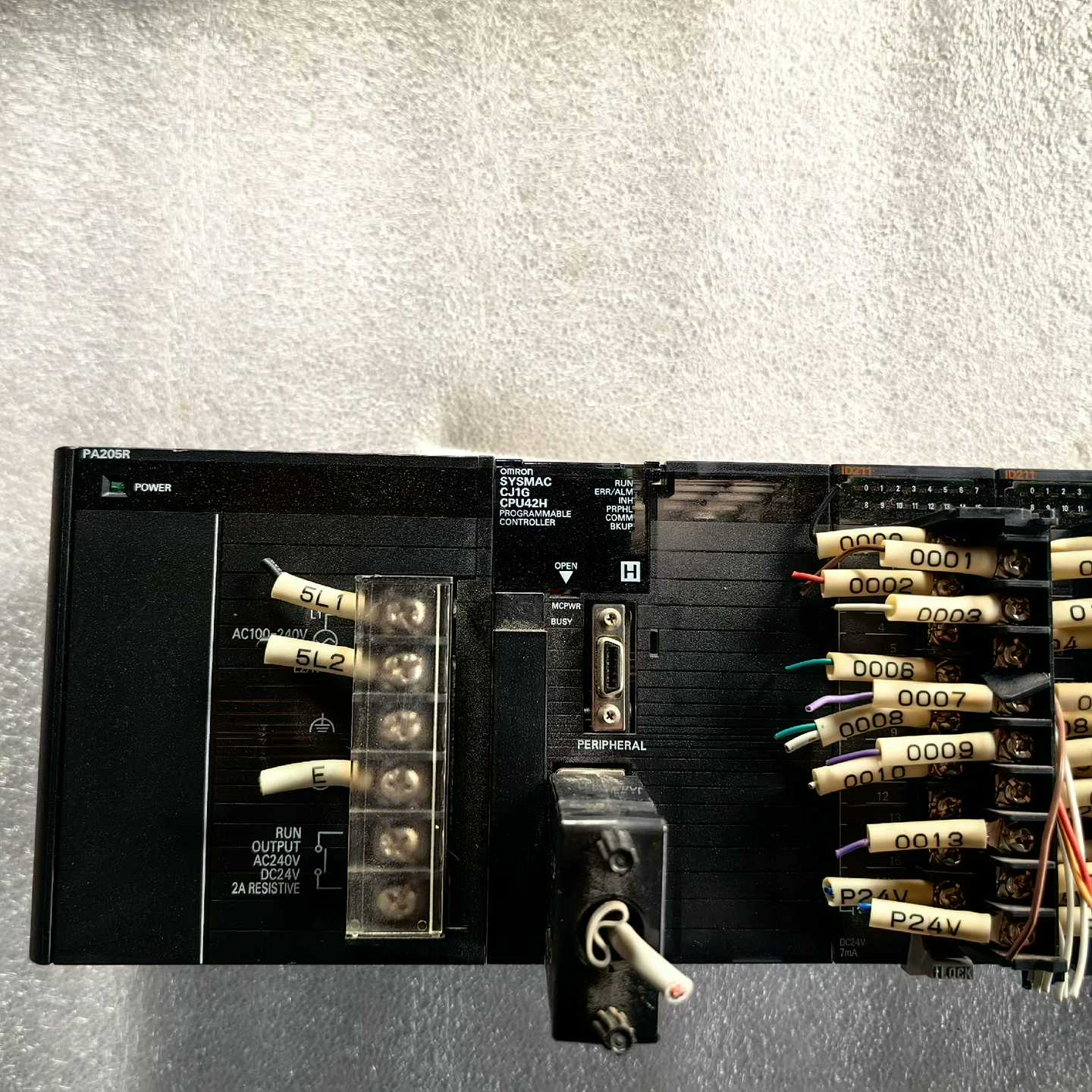 PLC，PA205R，1台，CJ1G-CPU42H，1（佳毅工控）