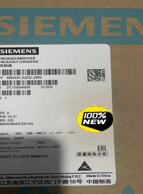 询价拍~6SE6430-2UD32-2DB0/2DA0MM