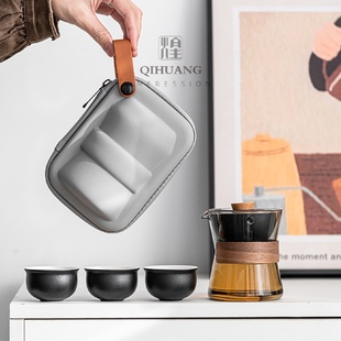 自动懒人泡茶神器家用玻璃茶具小青柑冲泡茶壶带盖过滤公道杯