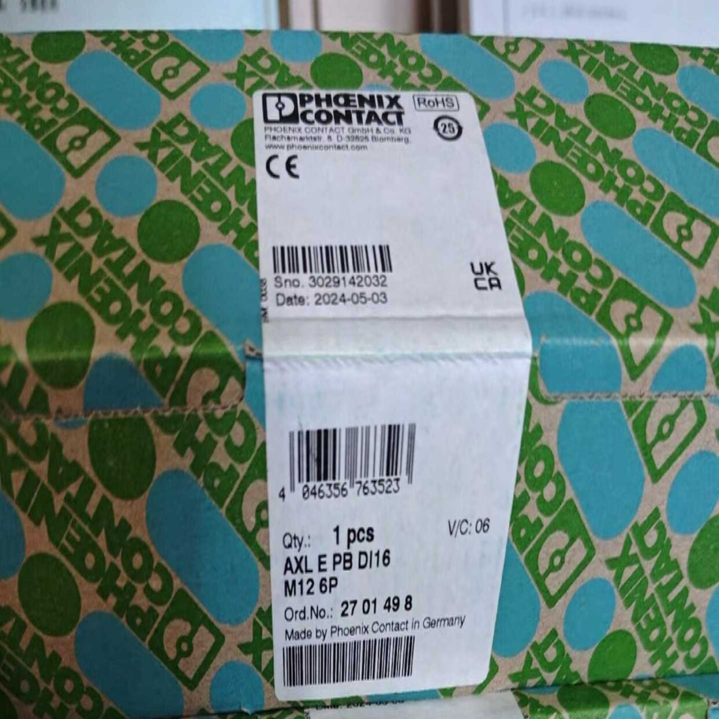 询价~AXL E PB DIO16 M12 6P数字量模块