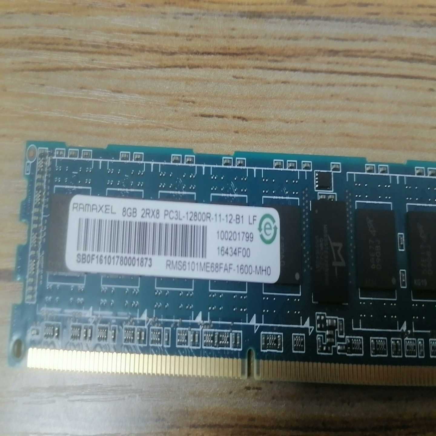 RAEL 8GB 2RX8 PC3L-12800R-1询价