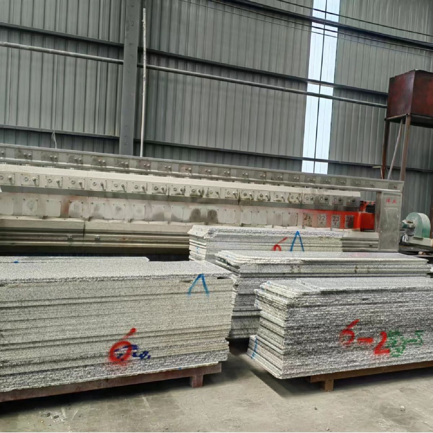 吉林铭阳石材花岗岩白芝麻灰大理石地板石材价格磨光板火烧板