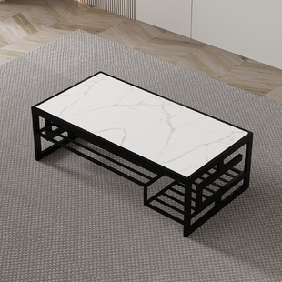 轻奢内嵌瓷砖茶几脚支架双层茶桌腿岩板大理石金属桌子脚洽谈桌脚