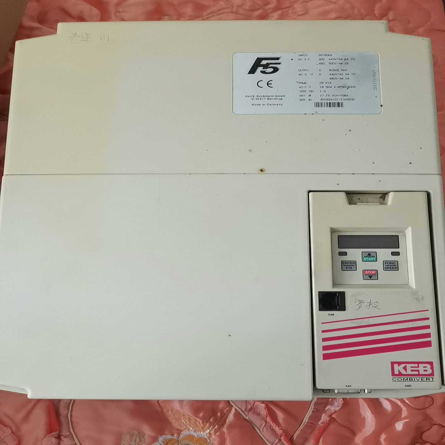 （霸霸电子）科比KEB变频器17F5A1H一Y0BA，18.5KW，功能