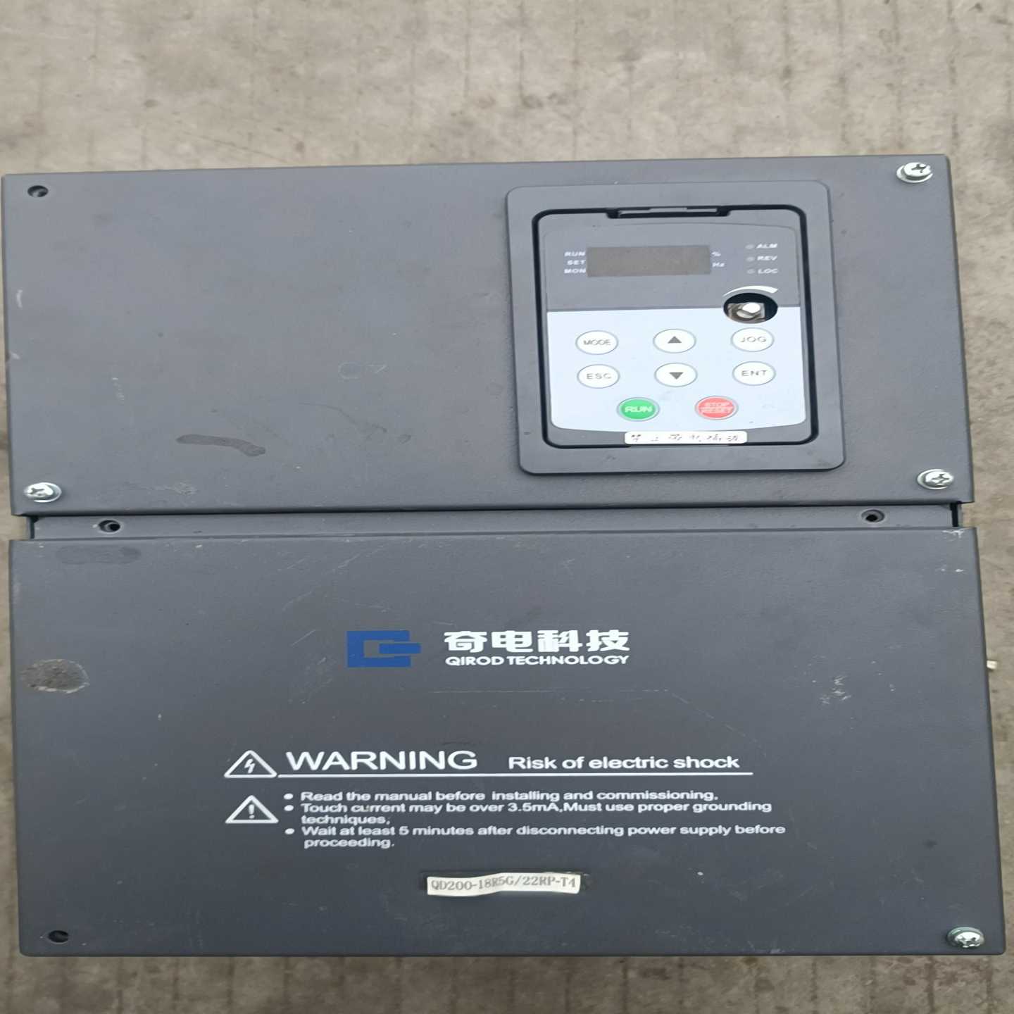 询价~上海奇电变频器QD200-18r5g/22rp-t4