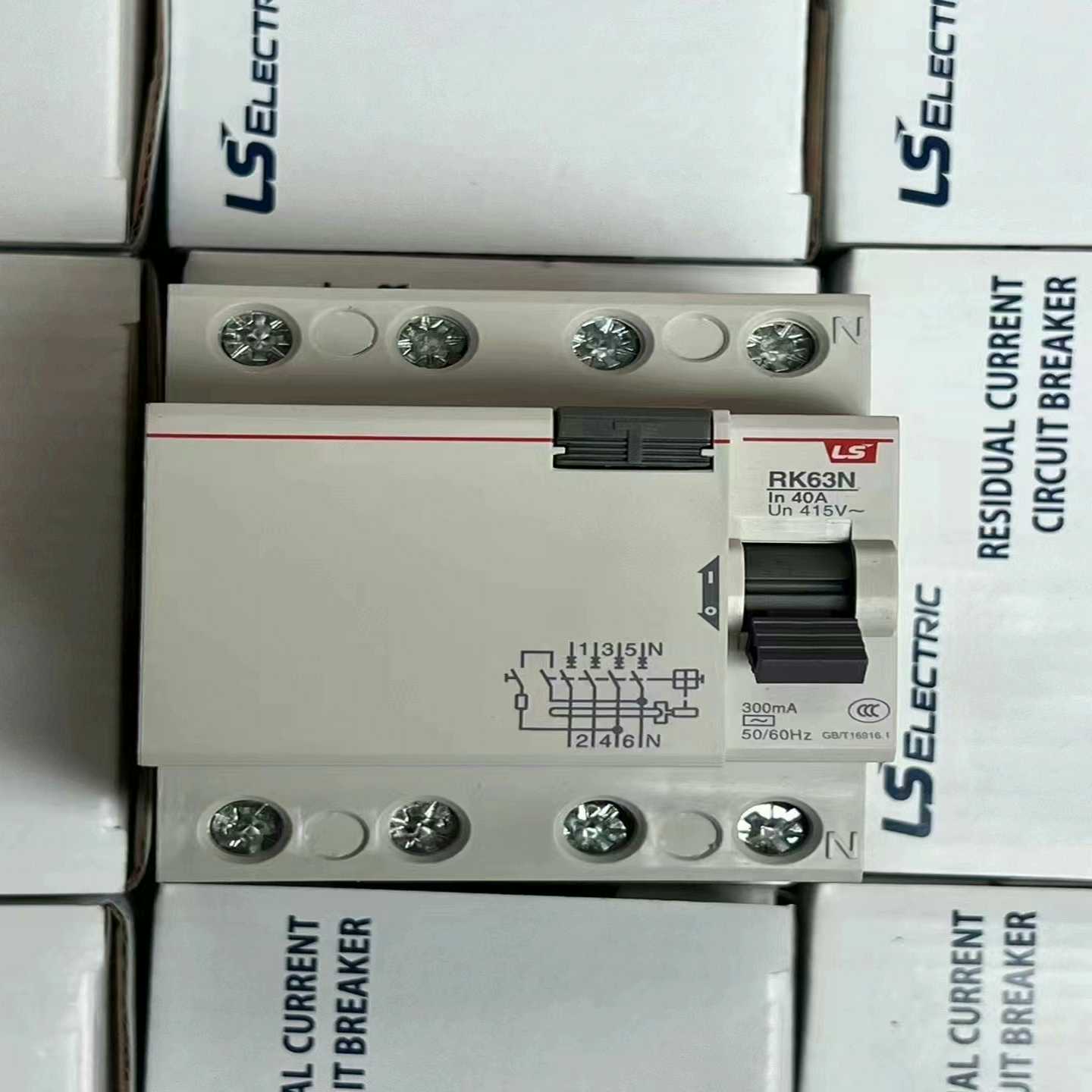 询价~LS产电漏电保护断路器RK63N 3P+N 40A 30
