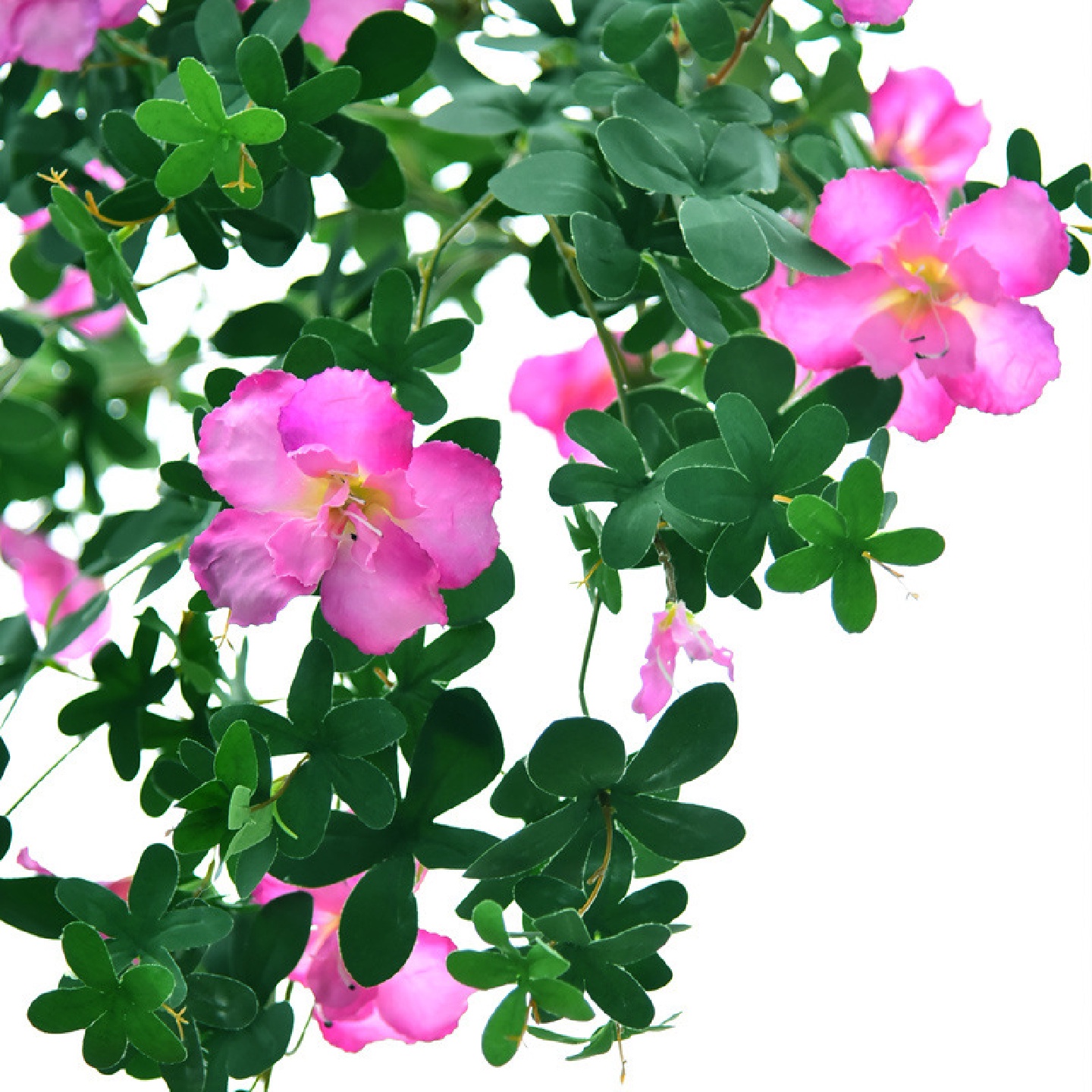 仿真杜鹃花藤壁挂映山红藤蔓假花花藤条装饰花藤塑料花墙面挂吊兰