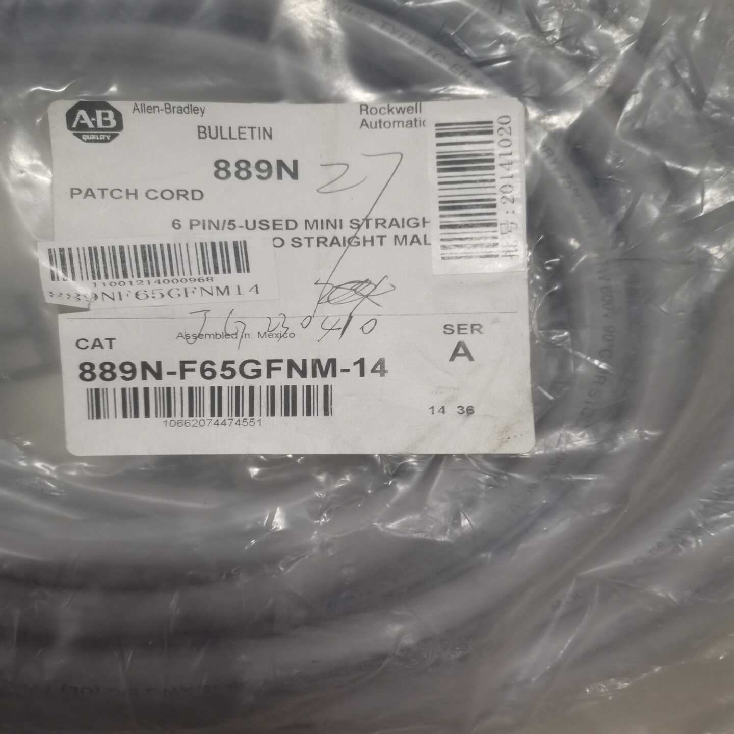 A-B罗克韦尔连接线889N-F65GFNM-14 889N（地坛设备）