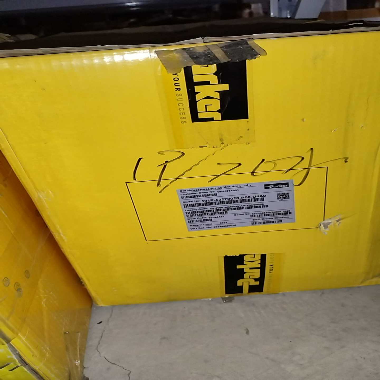 咨询-591P-53270020-P00-U4A0派克直流调速器