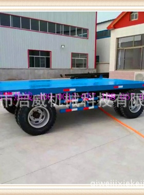 8吨设备拖车825-16充气胎挂车全挂拖车供应