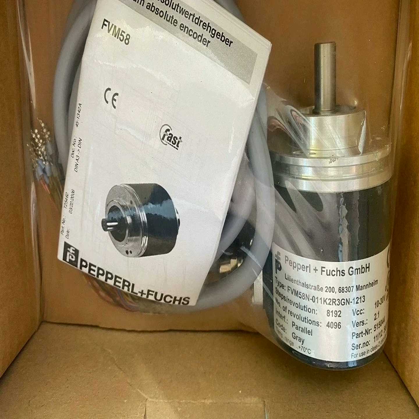 PF倍加福编码器FVM58N-011K2R3询价