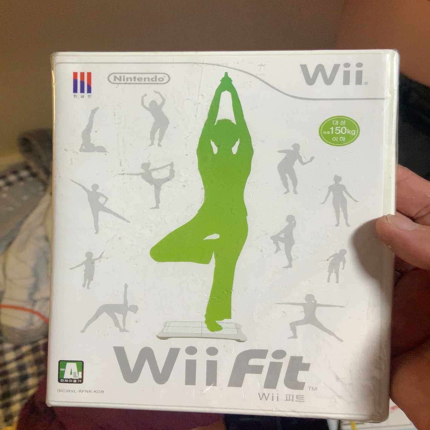 Wii Fit 正版游戏 韩版，全新未拆封。~议价
