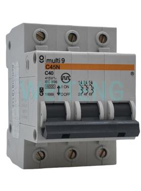 隆兴梅兰日兰C45NC40A3P空气开关三相415V微型断路器11669原*