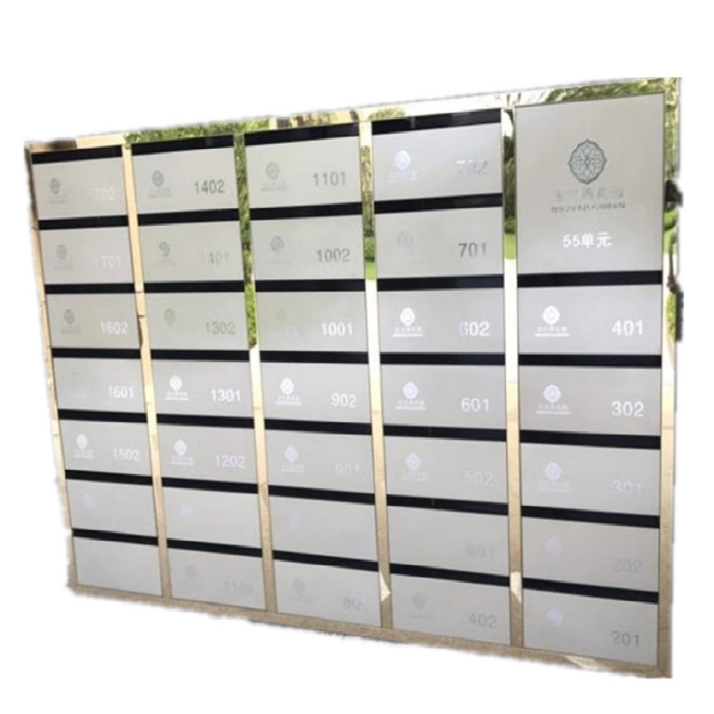 供应不锈钢信报箱小区奶报箱落地信箱报刊箱别墅挂墙信报箱