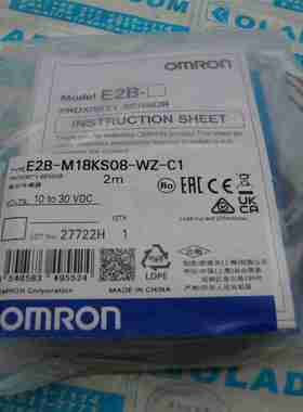 议价-OMRON接近开关E2E-M18KS08-WZ-C12MM18NPNa齐平正品