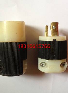 议价-原装美国荷宝HBZL4570C/5266C/4720C/4729C电源插头插座15