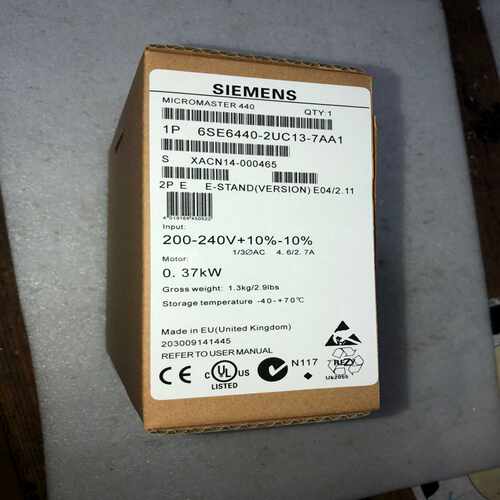 配件变频器6SE6440-2UC13-7AA1 6SE6440-2AB13-7AA1看议价