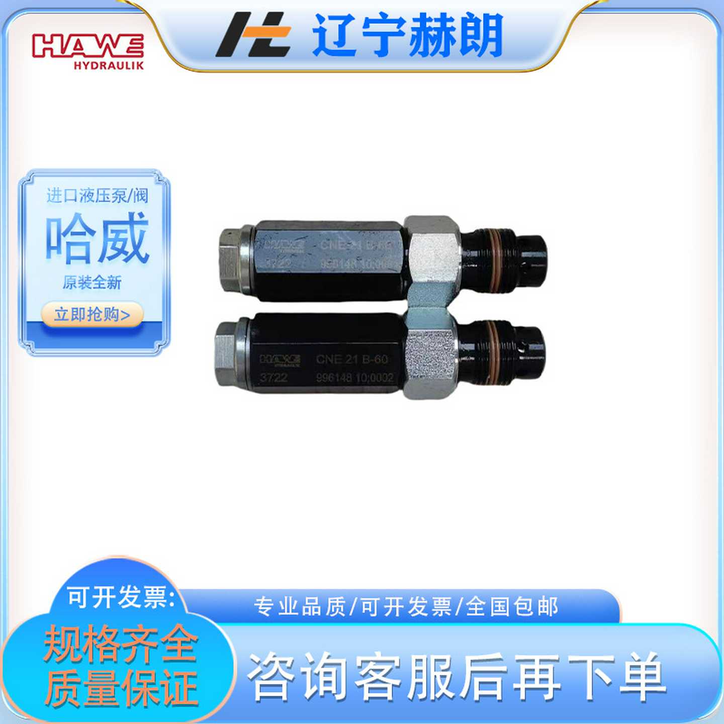 CMVX 2 C-200溢流阀 德N国HAWE全新进口柱塞泵阀 单向阀