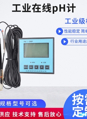 在线ph计批发工业污水废水ph/orp酸碱度测试仪ph在线检测仪