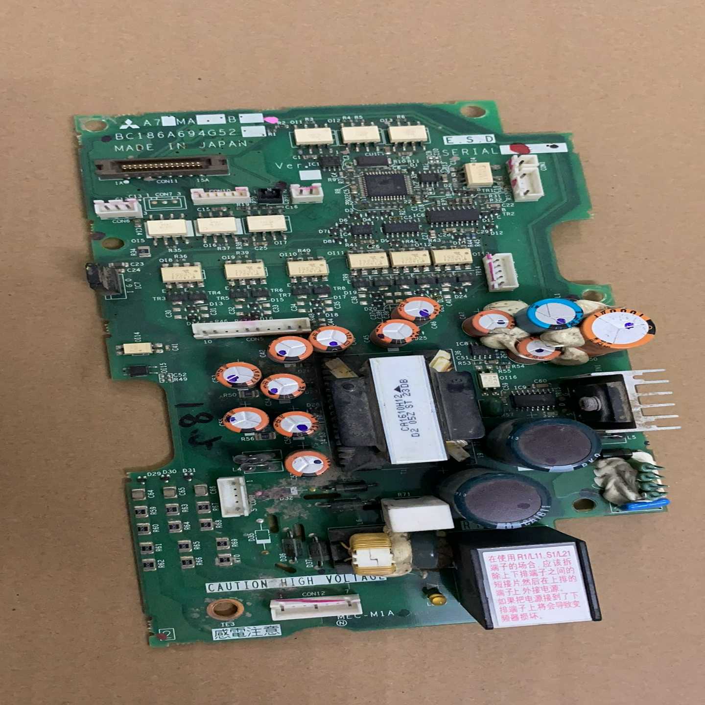 议价产品A74MA22B 原装拆机三菱变频器驱动板  BC186A6
