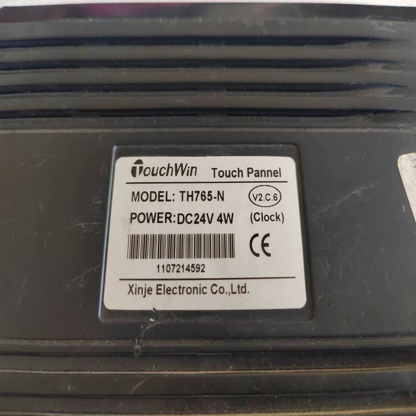 询价拆机：信捷TH765-N触摸板保护膜液晶屏
