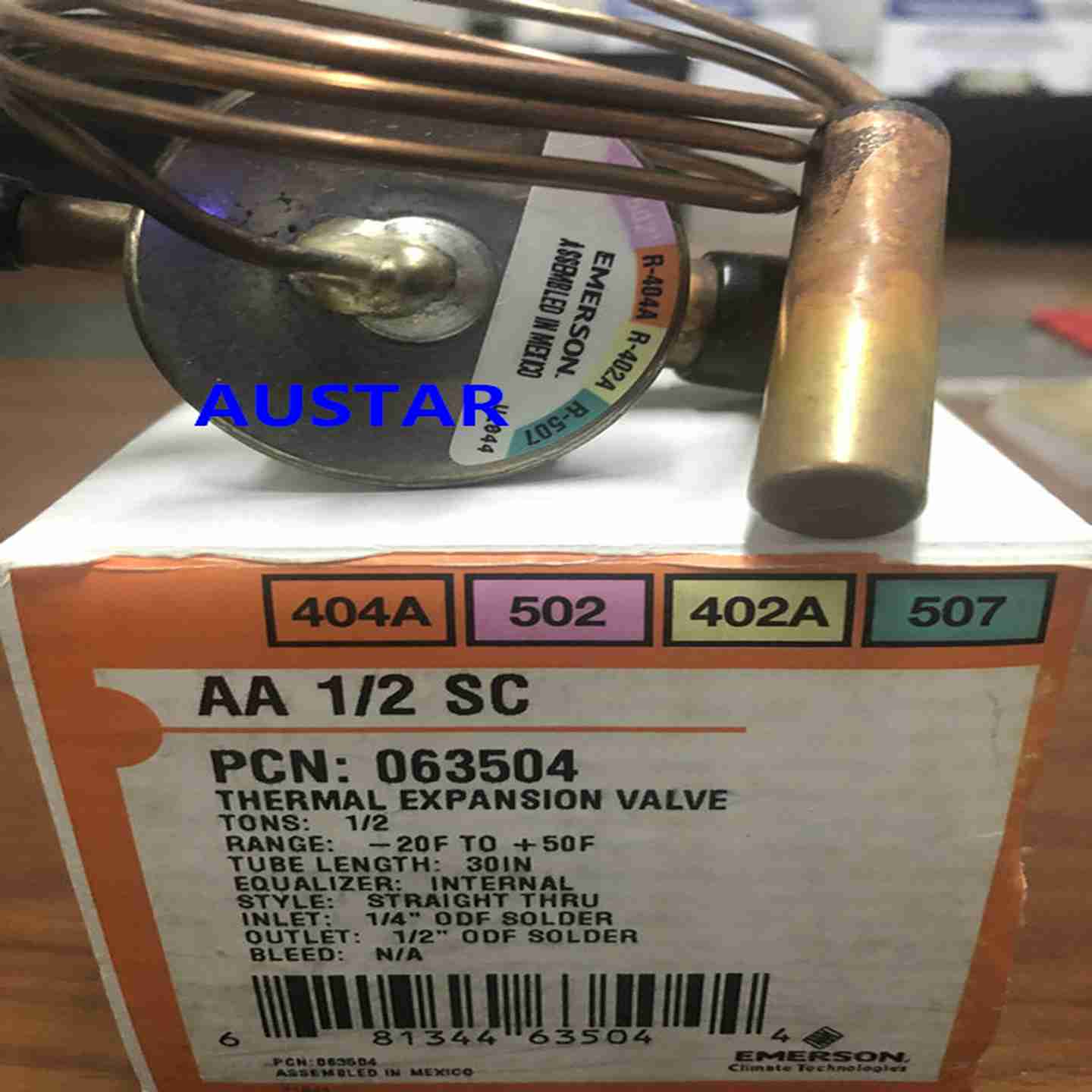 议价-原装进口正品EMERSON艾默生ALCO空调热泵用热力膨胀阀AA