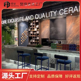 高脚凳吧椅简约现代美式 北欧吧台椅轻奢家用设计师款 吧台椅靠背椅
