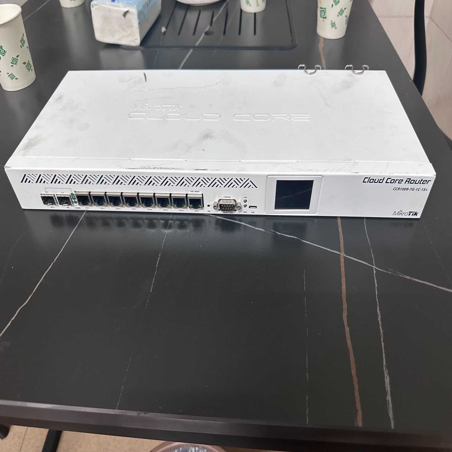 ROS万兆MikroTik9核路由CCR1009-7G-1询价