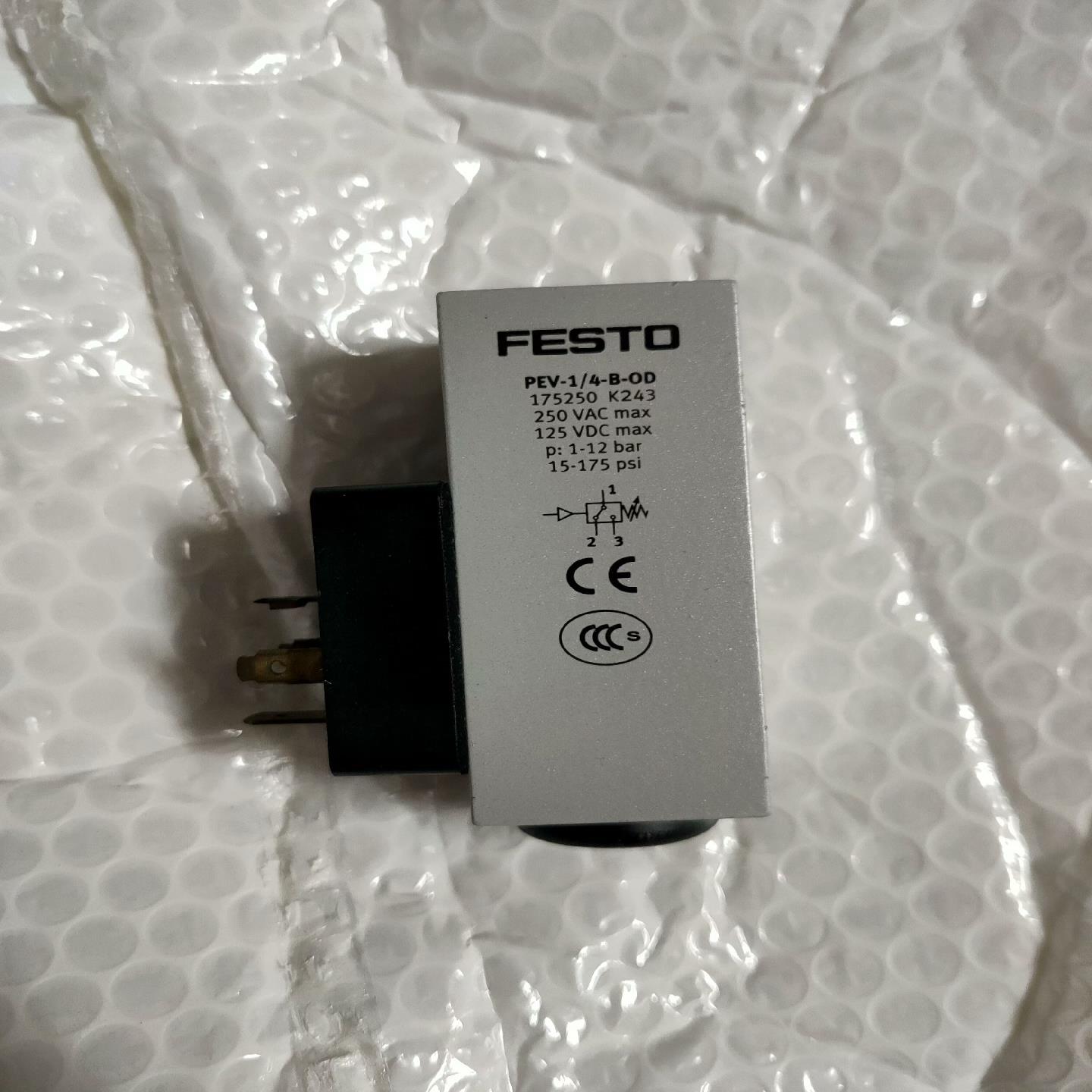FESTO PEV-1/4-B-OD  175250  1个~询价