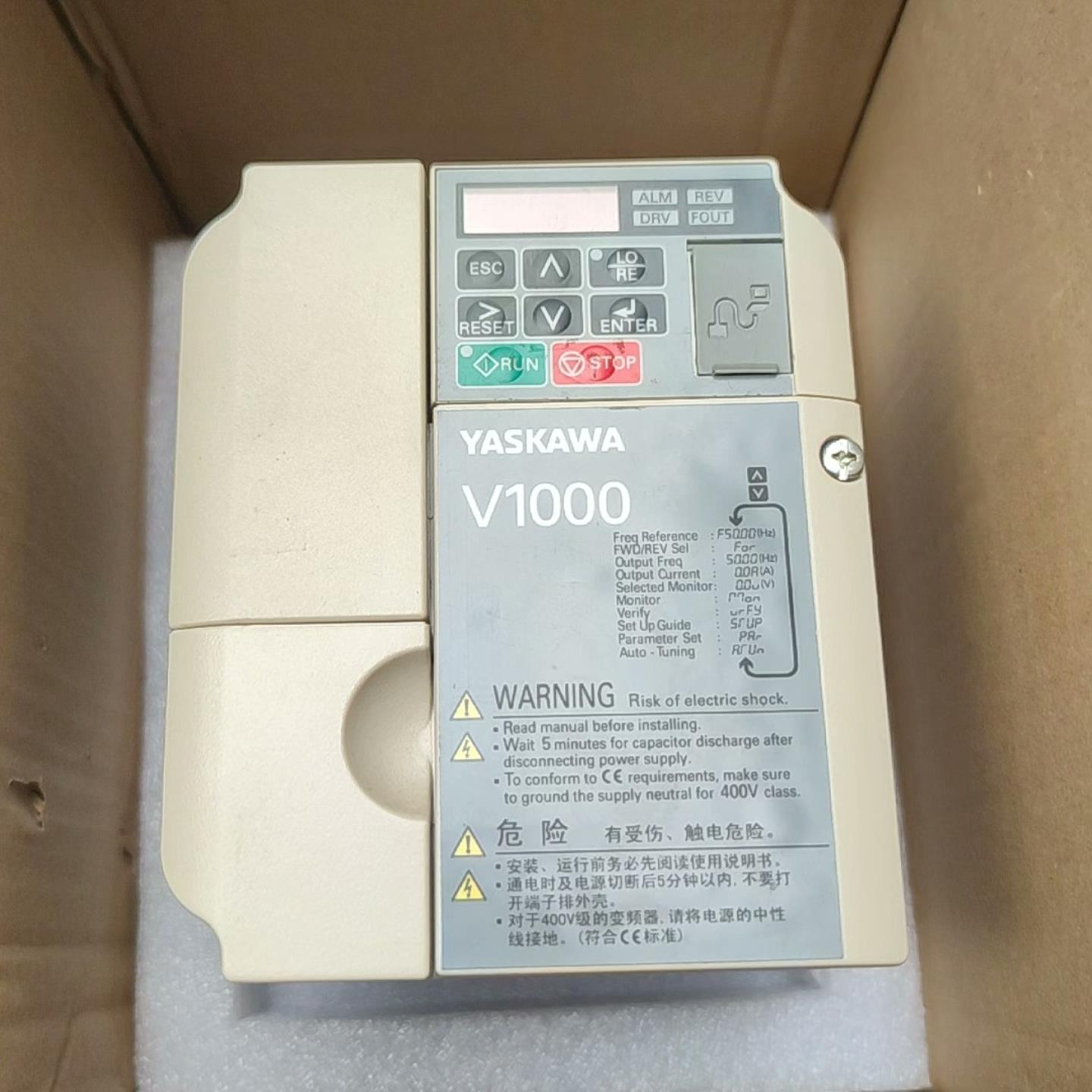 安川变频器 CIMR-VB4A0004BBA，1.5KW/0一议价商品