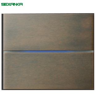 直銷 RS485KNX2鍵智開關(guān)能觸摸墻壁銅質(zhì)開關(guān)面板 SEXANKA