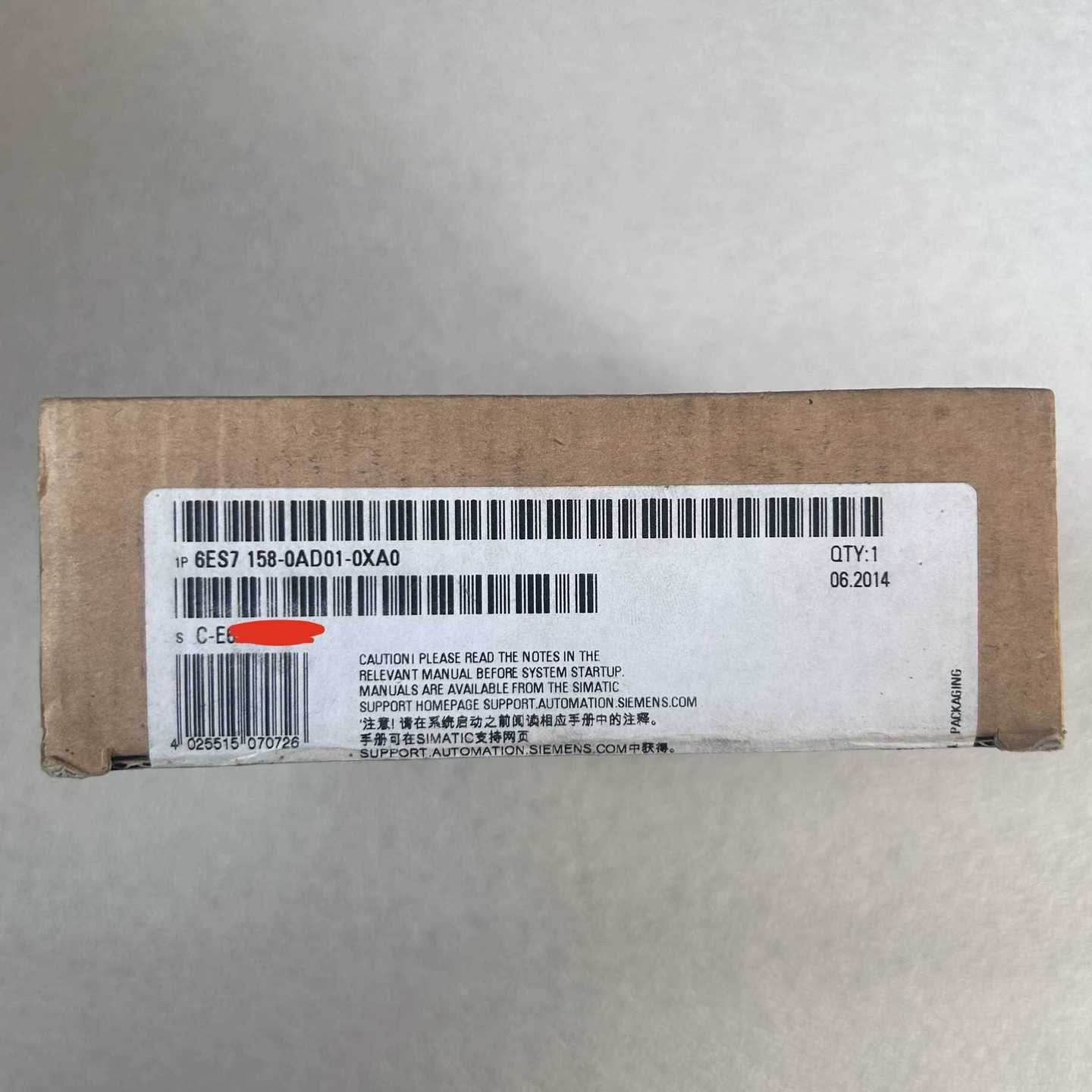 6ES7158-0AD01-0XA0实图拍摄外询价