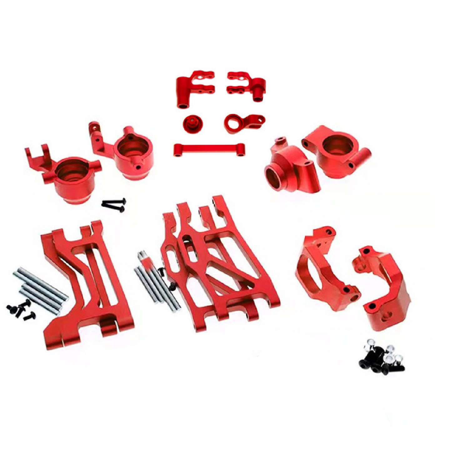 TRAXXAS转向杯c座摆臂6061-T6金属1/10Maxx小X升级金属配件