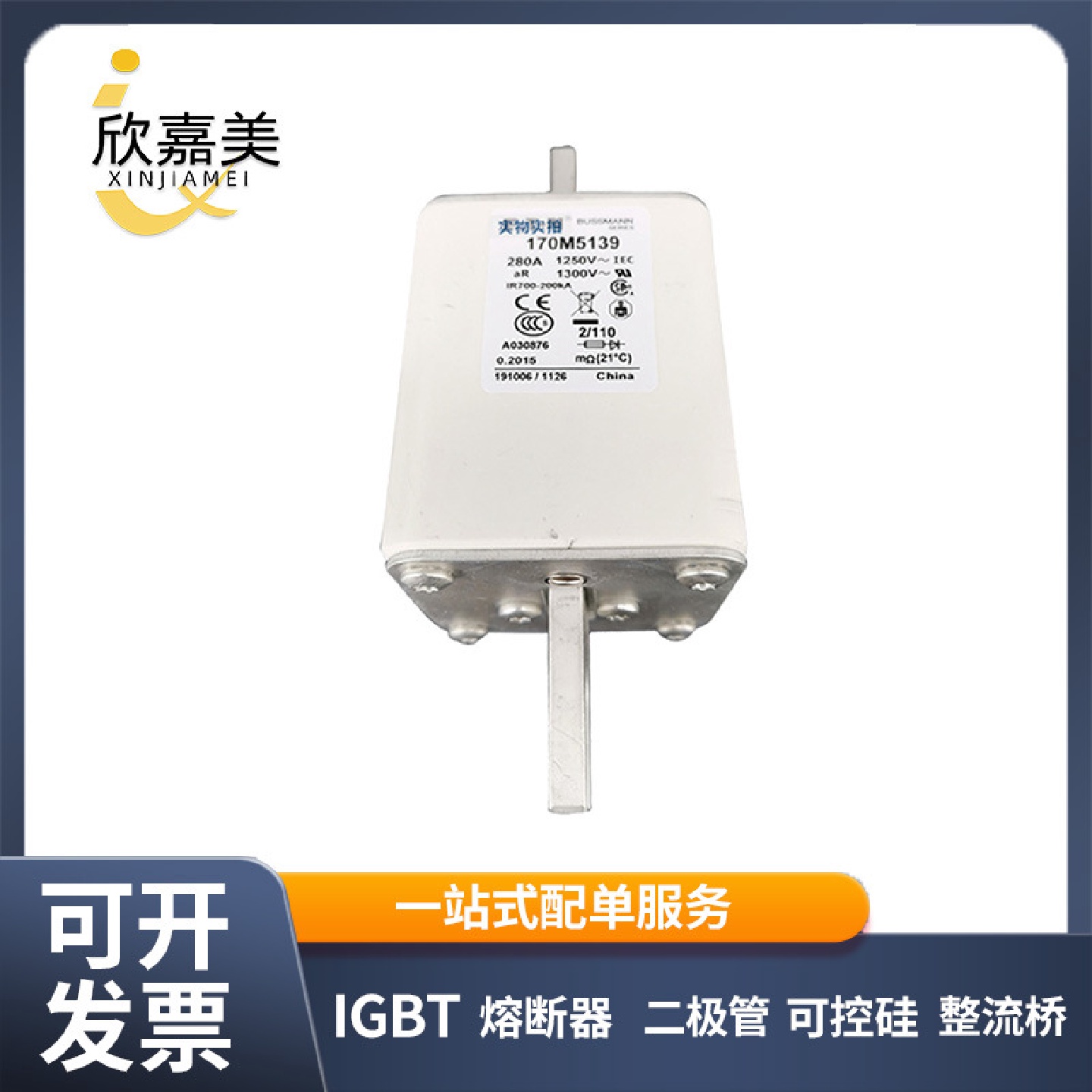 170M5139170M5018快速熔断器保险丝电子元器件量大价优