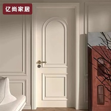复古法式典雅烤漆门复合静音极简风全屋卧室门现代简约整套实木门