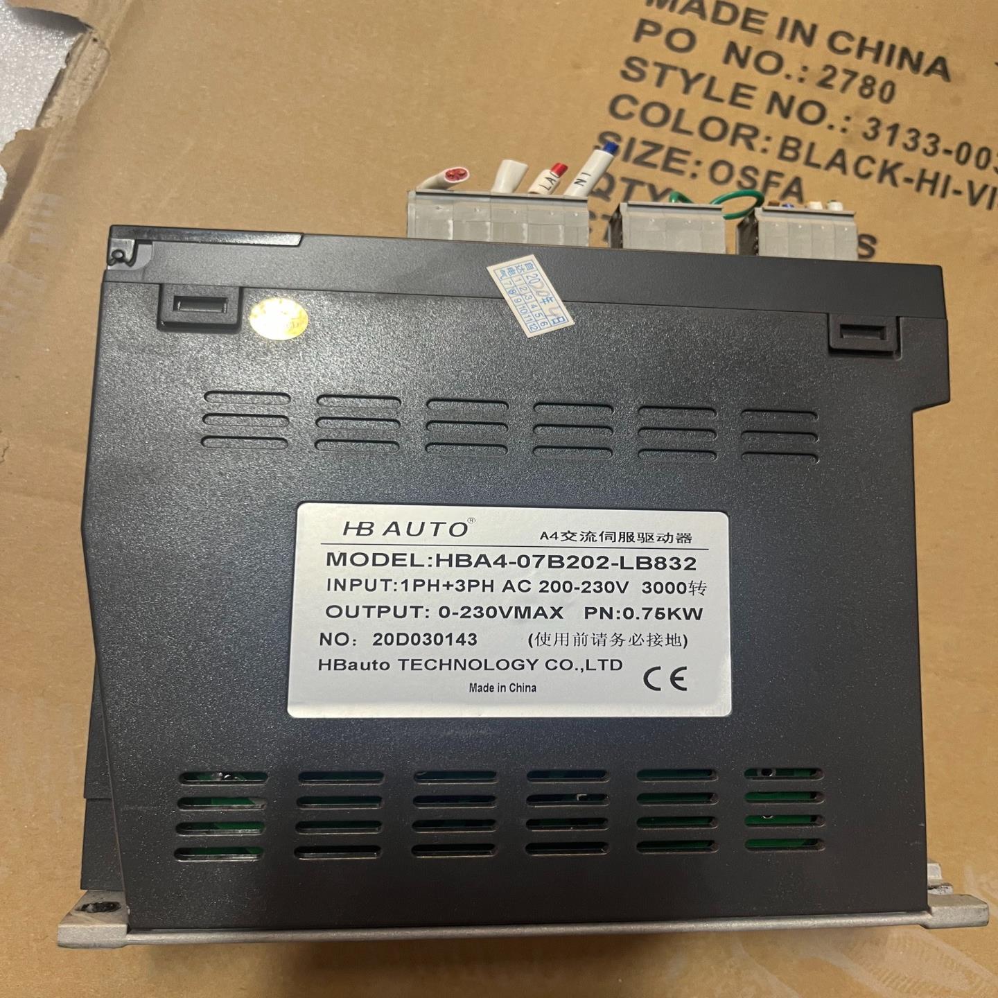 议价-A4交汇伺服驱动器、HBA4-07B202-LB8k32拍前询价