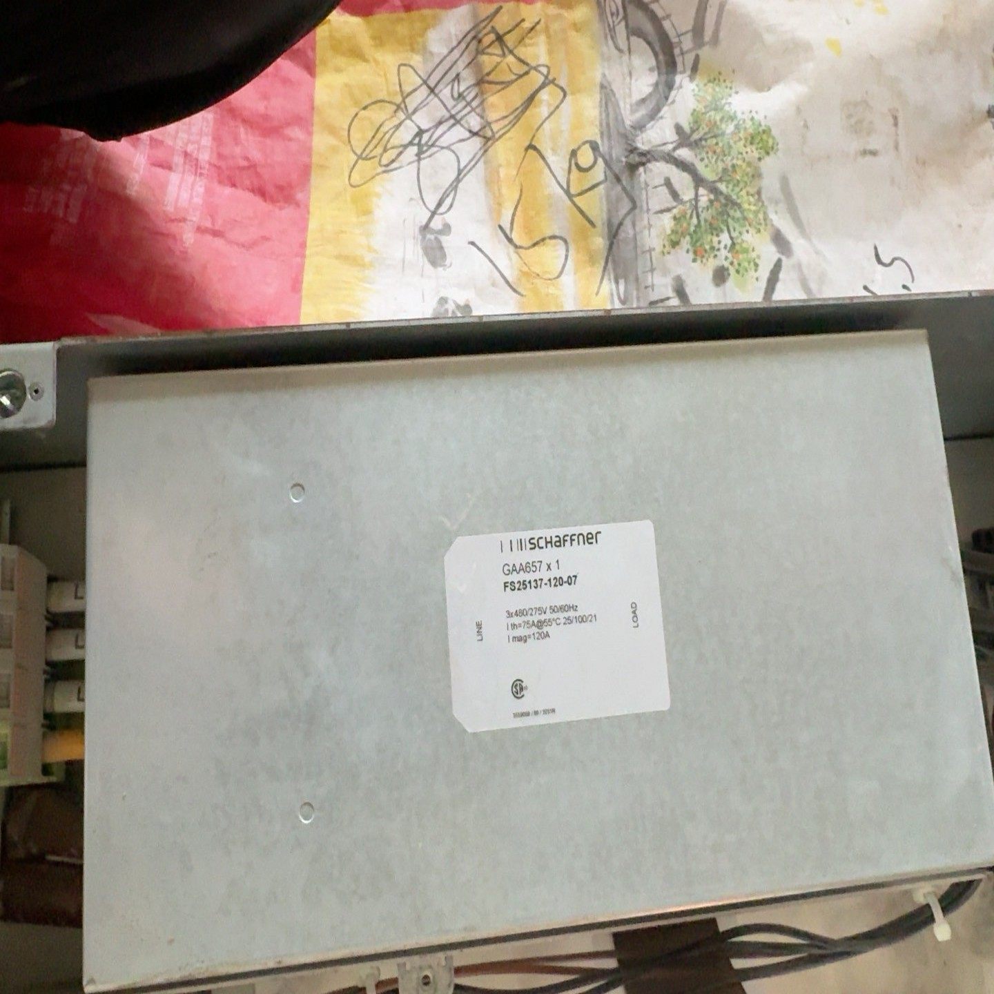 咨询-Schaffner电源滤波器GAA657x1，型号FS251