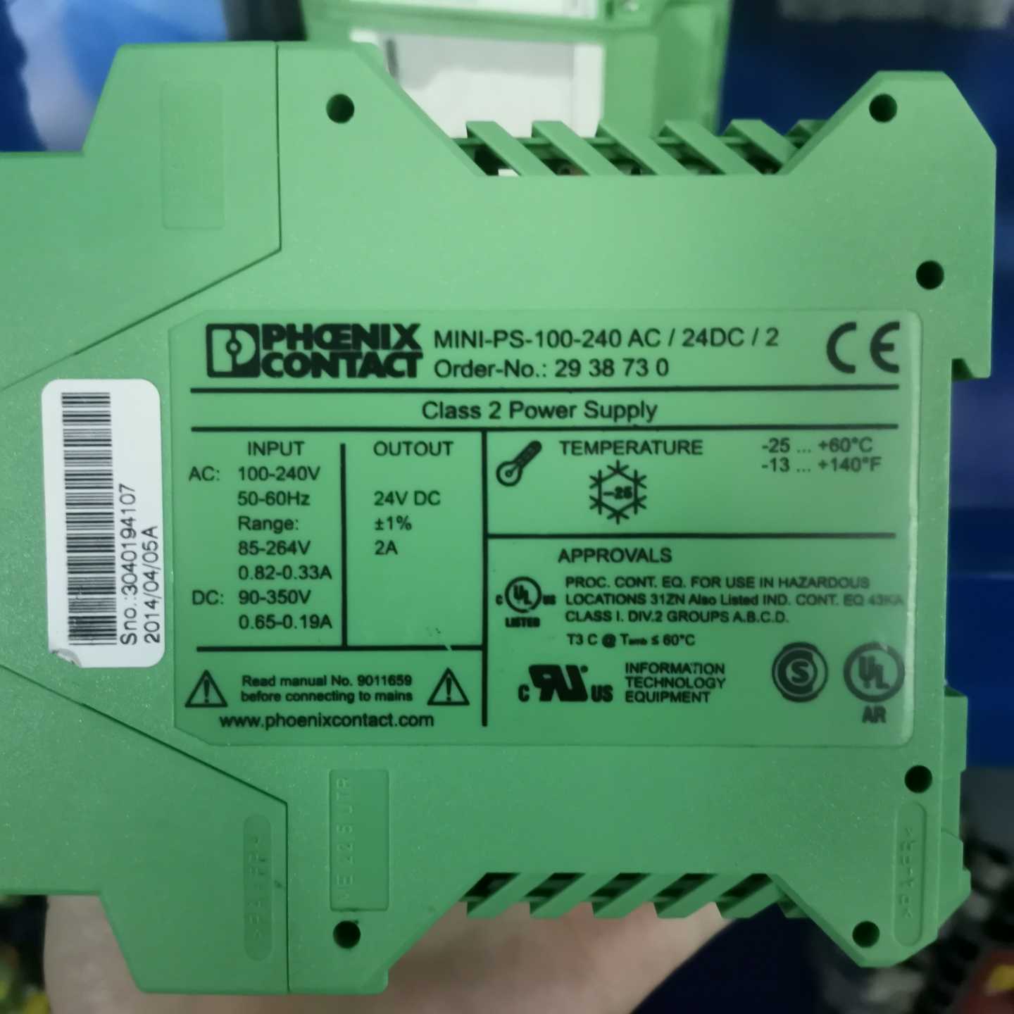 询价~电源MINI-PS-100-240AC/24DC/2