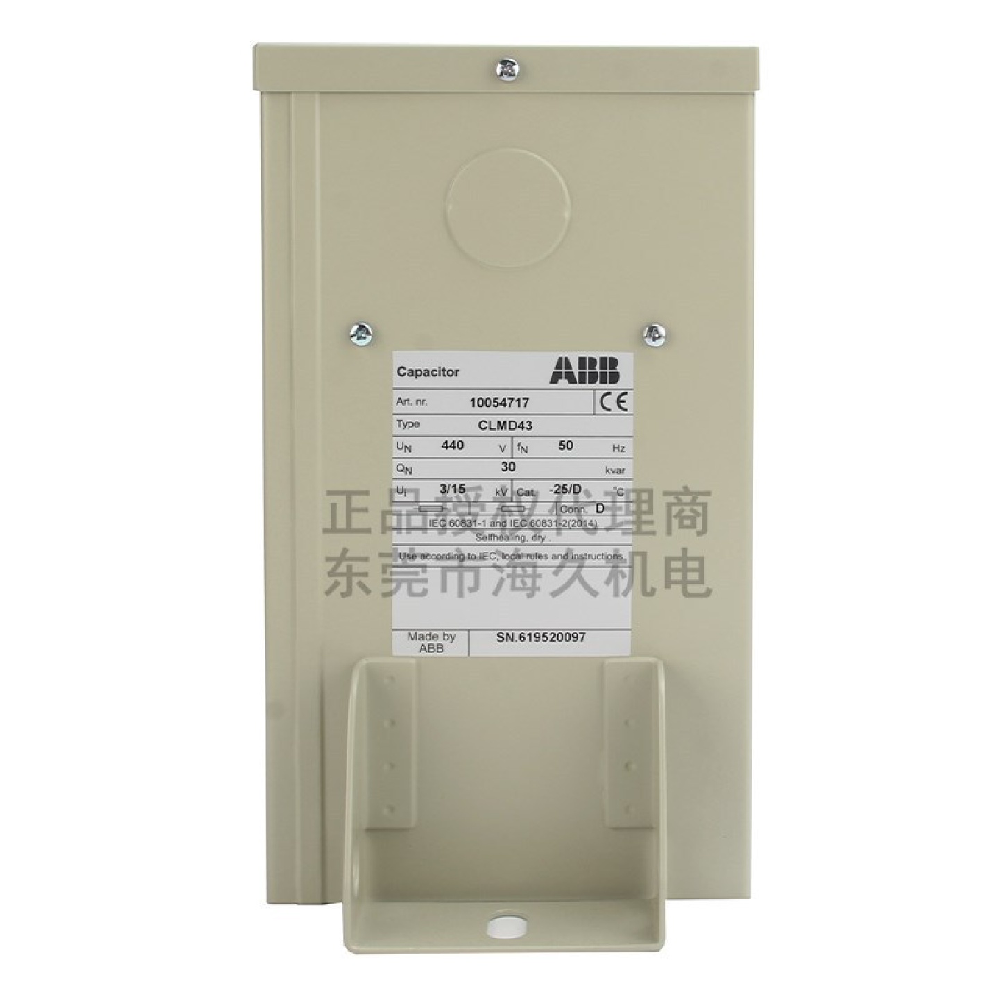 ABB低s压系列电容器CLMD33/25KVAR690V50HZ;10183759